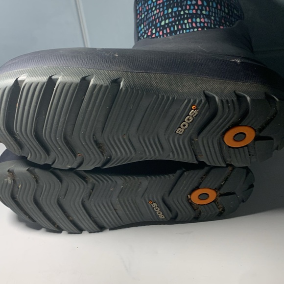 Bogs Neo Classic Twinkle Waterproof-35*F Rubber Boot Youth Size 5 multi color - Picture 7 of 10